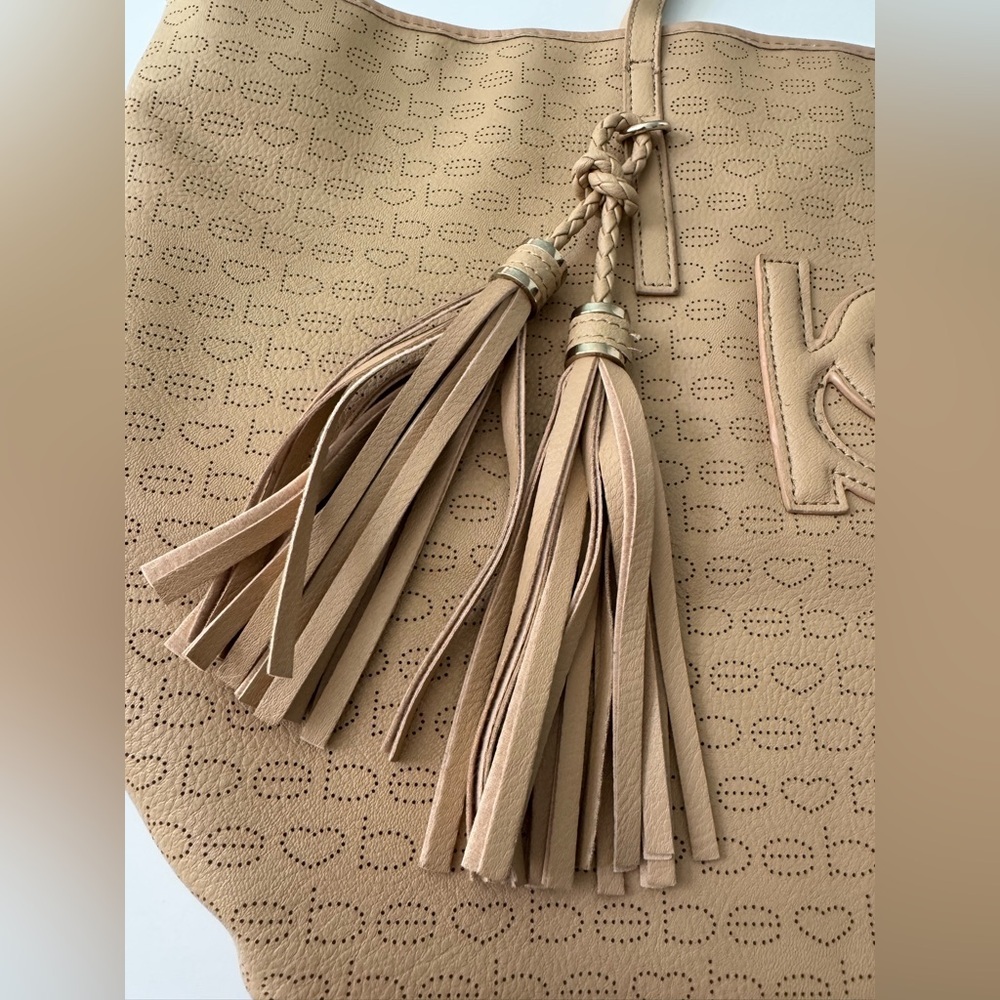 Bebe Large Tote Bag with Tassels - Picture 5 of 12